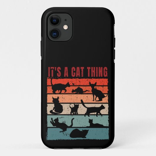 Kat Collectie Retro Case-Mate iPhone Case (Achterkant)