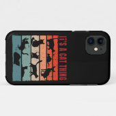 Kat Collectie Retro Case-Mate iPhone Case (Achterkant (horizontaal))