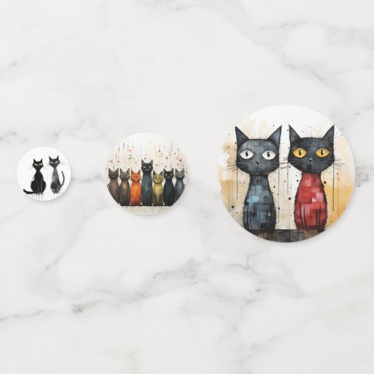 Kat confetti (Achterkanten)