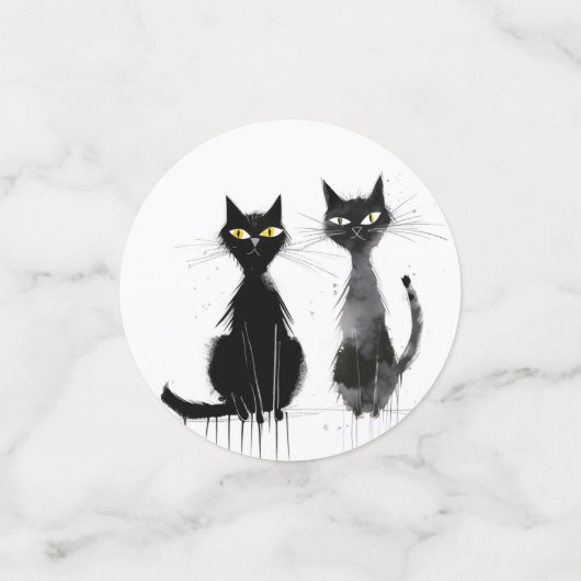 Kat  confetti (Kleine voorkant)