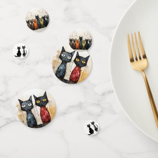 Kat confetti (Groep)