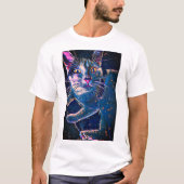 Kat constellatie t-shirt (Voorkant)
