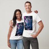 Kat constellatie t-shirt (Unisex)