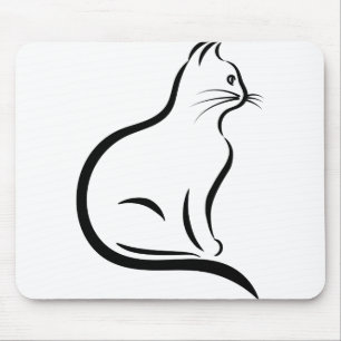 Kat Cool Remeras Helical Helix Line Art Animals Muismat