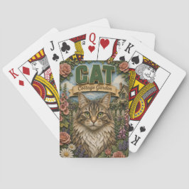 Kat Cottage Garden POPCUT Pokerkaarten