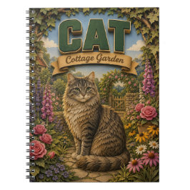 Kat Cottage Tuin POPCUT Notitieboek