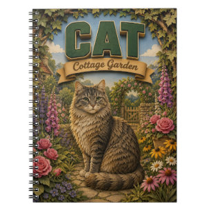 Kat Cottage Tuin POPCUT Notitieboek