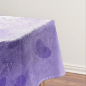 Kat Couple Butterfly Heart Paarse Tablecloth Tafelkleed (Voorbeeld)