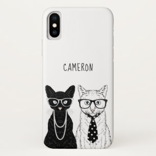 Kat Couple   Jouw namen toevoegen Case-Mate iPhone Case