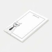 Kat Couple | Jouw namen toevoegen Post-it® Notes (Schuin)