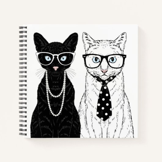 Kat Couple Notitieboek (Voorkant)