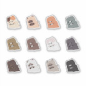 Kat Couple Sticker (Voorkant)
