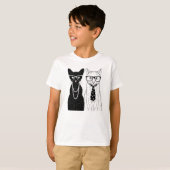 Kat Couple T-shirt (Voorkant volledig)