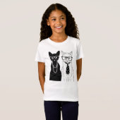 Kat Couple T-shirt (Voorkant volledig)