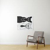 Kat Couple Wandkleed (In Situ (horizontaal))