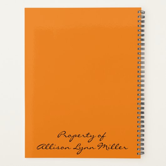 Kat Courage Planner (Achterkant)