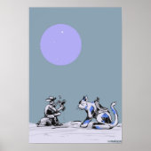 Kat Cowboy Poster (Voorkant)