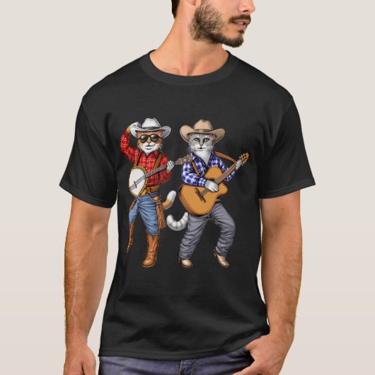Kat Cowboys T-shirt (Voorkant)