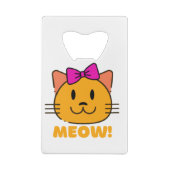 kat creditkaart flessenopener (Achterkant)