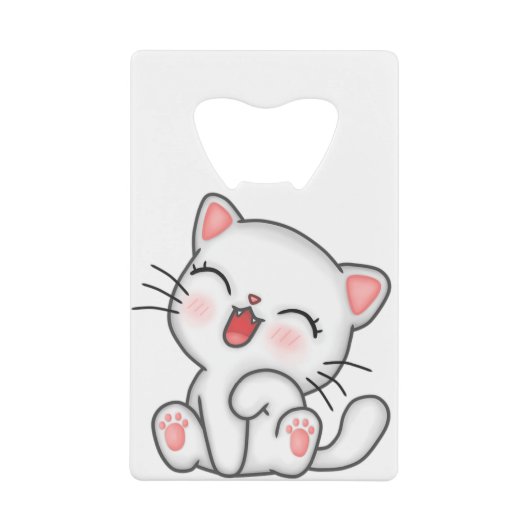 Kat Creditkaart Flessenopener (Voorkant)