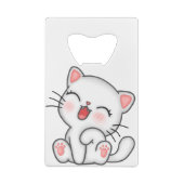 Kat Creditkaart Flessenopener (Achterkant)