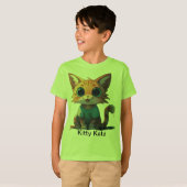 Kat Crew baby & kinder T-shirt (Voorkant volledig)