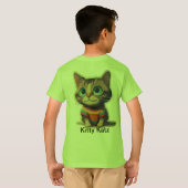 Kat Crew baby & kinder T-shirt (Achterkant volledig)