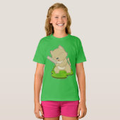 Kat Cricket bat T-shirt (Voorkant volledig)