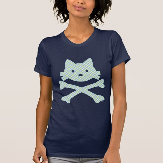 Kat Crossbones Pset T-shirt (Voorkant)