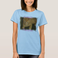 Kat "Cuddle Monster" Womens Baby Doll T-Shirt