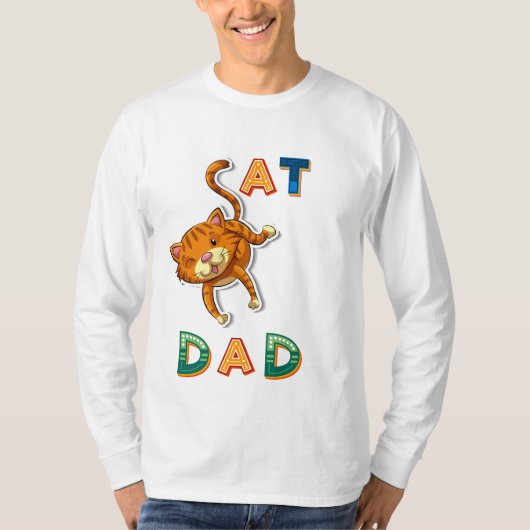 Kat Dad T-Shirt (Voorkant)