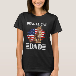 Kat Daddy Bengalen Kat Papa Bengalen Vader Bengale T-shirt