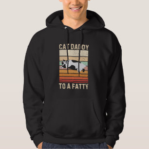 Kat Daddy naar een vette kat Papa Kat minnaar Huis Hoodie