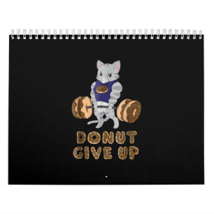 Kat Dadlift krachtpatser Donut Gym Kalender