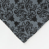 Kat Damask - grote printplaat Fleece Deken (Hoek)
