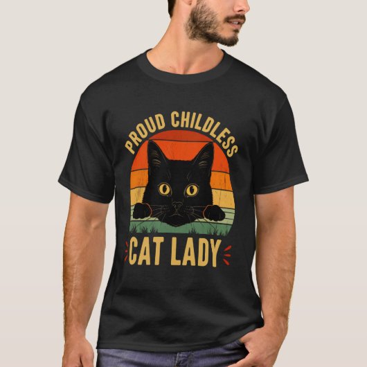 Kat Dame, Dolle kattenvrouw T-shirt (Voorkant)