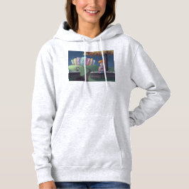 Kat Dame in het park Hoodie