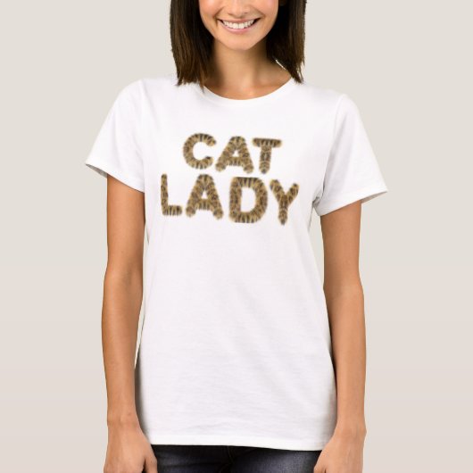 Kat dame T-shirt Kat bont tekst sweatshirt (Voorkant)