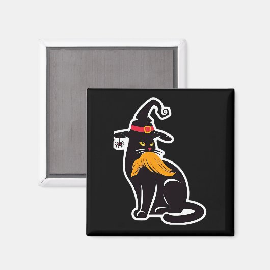 Kat Dames Kamala Harris 2024 Magneet (Voorkant / Achterkant)