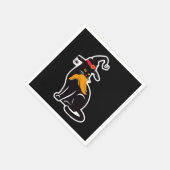 Kat Dames Kamala Harris 2024 Servet (Hoek)