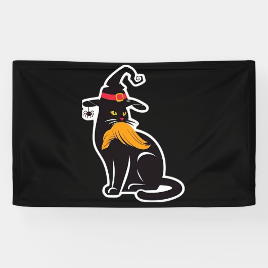 Kat Dames Kamala Harris 2024 Spandoek (Horizontaal)