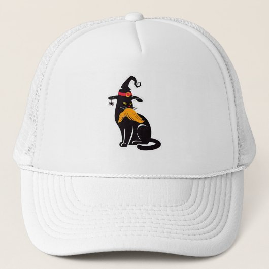 Kat Dames Kamala Harris 2024 Trucker Pet (Voorkant)