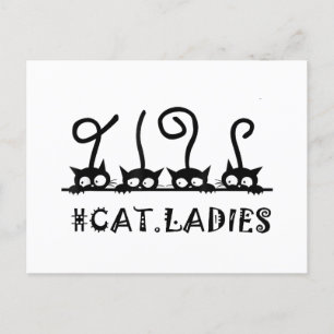 Kat Dames Mama Vriend Love Gift Groeten Briefkaart
