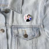 Kat Dames voor Hillary Round Button #ImWithPurr (In situ)