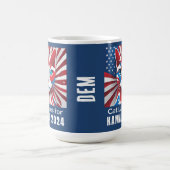 Kat Dames voor Kamala 2024 Democraat Koffiemok (Center)