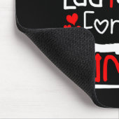 Kat Dames voor Kamala Silhouette Graphic Muismat (Hoek)