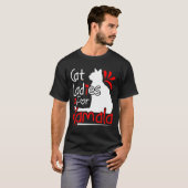 Kat Dames voor Kamala Silhouette Graphic T-shirt (Voorkant volledig)