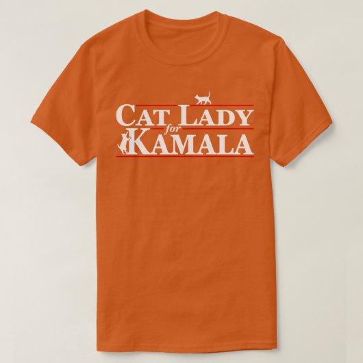 Kat Dames voor Kamala TShirt 7 (Design voorkant)