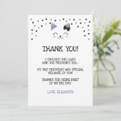 Kat Dank Je Kaart (Staand voorkant)