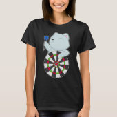 Kat Darts Dartboard T-shirt (Voorkant)